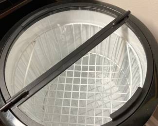 42 $120.00 Nostalgia Electrics cooler round/red 18x33 on casters