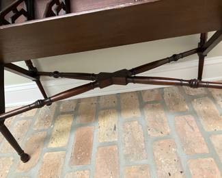 28 $280.00 Library table British 36Wx16Dx34H