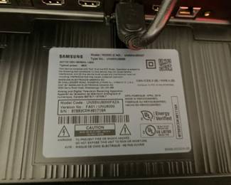52 - $200 - Samsung TV & stand 55"with mount 2018