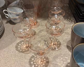 Fine crystal glasses