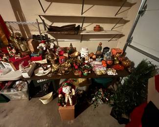 Tons of Christmas decoration including fine vintage!
