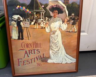 1986 Cornhill Arts Festival Poster, Victorian Design