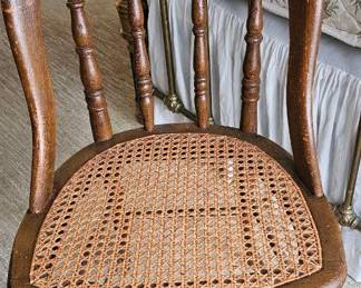 Cane Seat Antique Chair