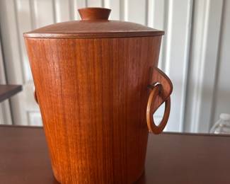 MCM Wood Ice Bucket