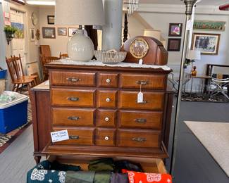 Chest of Drawers, Indian Raw Silk and Saris