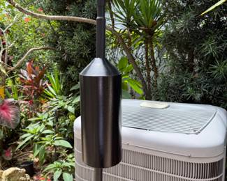 We have several bird feeder poles around the house