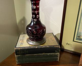 Ruby cut to clear lamp