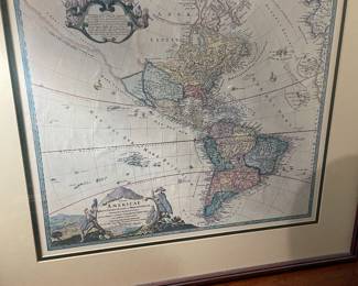 Framed map