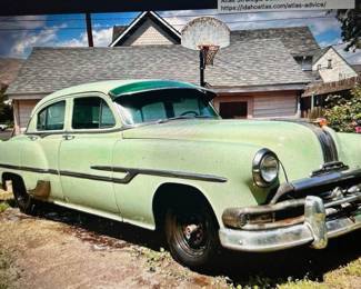 1953 Pontiac Chieftain has only 65,709 miles selling on Monday July 21st@ 10am