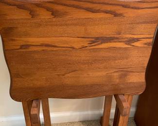 Wooden TV trays