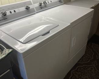 Speed queen, commercial dryer, and washing machine
