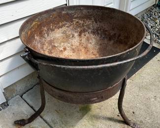 Large Cast Iron Kettle