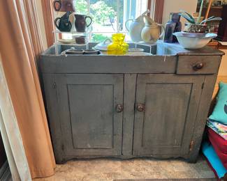 Antique dry sink