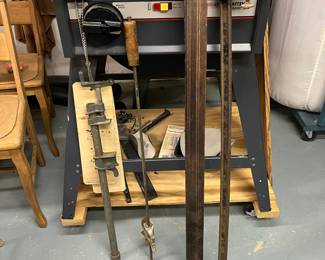 Antique wood clamps