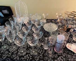 Crystal glassware