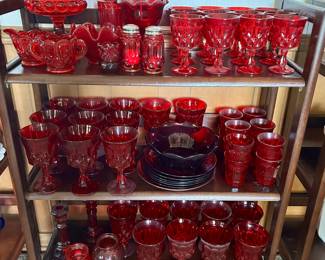Ruby Red Dishes