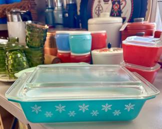 Vintage Snowflake Pyrex