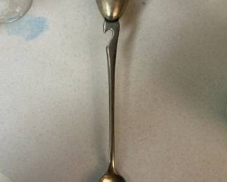 Rare Find...Really! Vintage Napier 3 in 1 Cocktail Spoon and Measure
