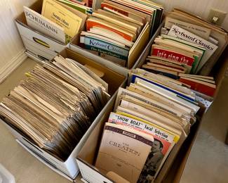 LOTS of Sheet Music and Music Books