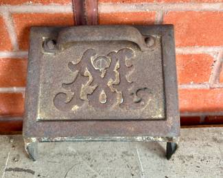 Antique Majestic Kitchen Stove Cast Iron Door
