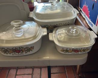 Mushroom Corning Ware