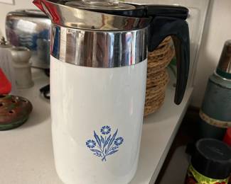 Corning Ware Percolator (Has all the parts and plug!)