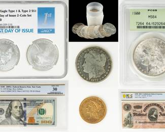 Coins, Bullion and Paper Money