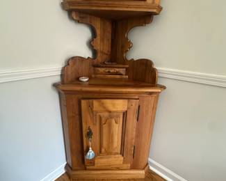 Antique corner cabinet