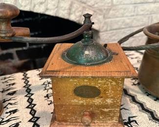 Antique coffee mill