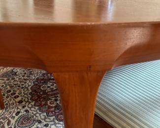 1960's teak dining table with chairs.