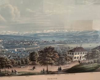 Heinrich Siegfried - a view of Zurich