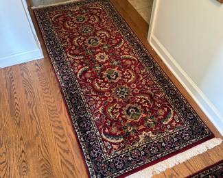Another hand knotted wood runner