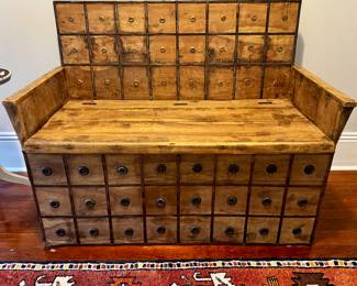 Large Monks bench from Edinburgh with storage $250