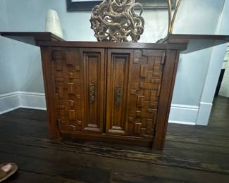 Brutalist bar or entry table $ 325