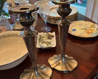 Nickle Silver Candlesticks
