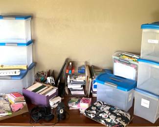 Office Supplies, Storage Totes