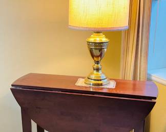 Drop Down Table & Lamp