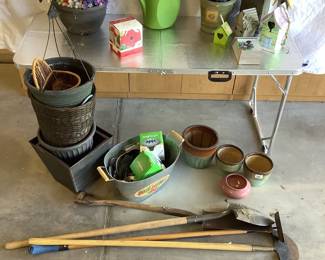 Garden Tools, Bird Houses and More