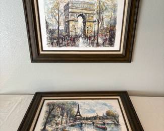 Pair of Watercolor Paintings