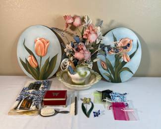 Pictures, Pitcher & Basin Set & More