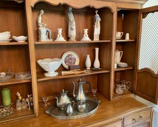 China cabinet not included in sale.