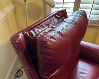 C65a - $400. Rooms To Go - Triple Power Recliner. In great condition, other than small scuff on bottom of foot rest unseen when up right. Measures 38" wide x 33" deep x 42" tall.