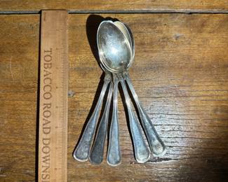 D7 - $210. 5 Sterling Silver Spoons.