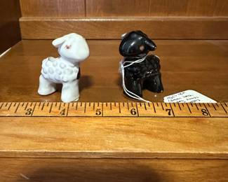 C55 - $20. Pair of 1960's Small Ceramic Danish Pottery Candle Holders. Measure 2.25" Tall.