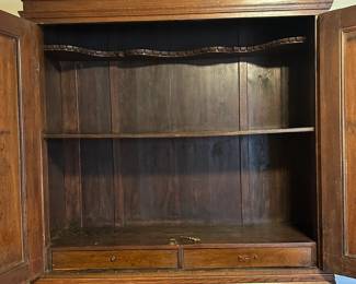 C12 - $500. Antique Danish Bureau Bookcase Desk. 125 Years old From Denmark Measures 46" Wide x 22" Deep x 88" Tall