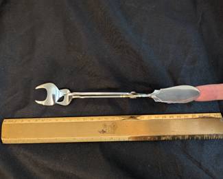 C92- $20. Georg Jensen Stainless Sugar Cube/Ice Tongs.