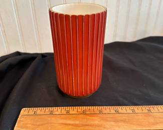 C25 - $20. Lyngby Porcelain Vase measures 6" Tall.