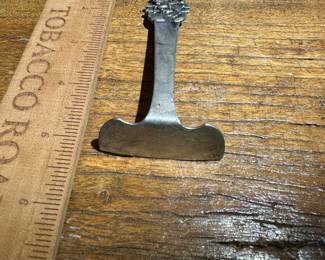 D4 - $40. Sterling Silver Food Pusher / Crumber.