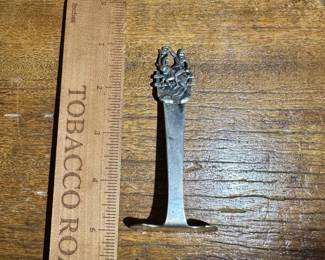 D4 - $40. Sterling Silver Food Pusher / Crumber.