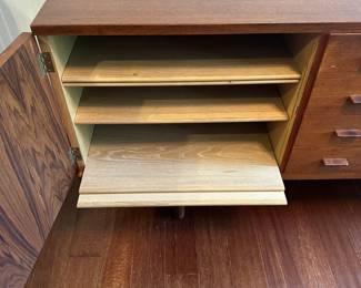 C2 - $1750. MCM Ry Mobler Credenza. Made in Denmark. Measures 78.5" Wide x 19.5" Deep x 31" Tall